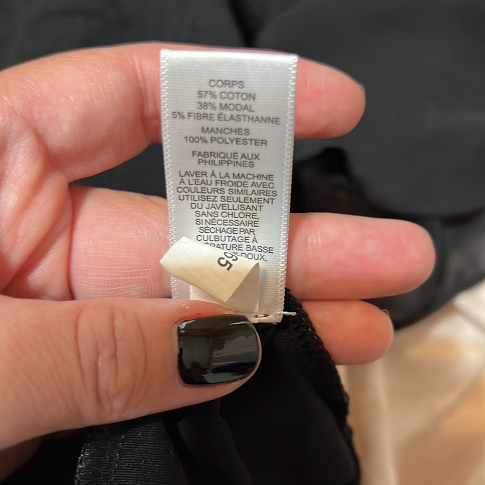 Express Ruffle Sleeve Cotton Top - Picture 5 of 5